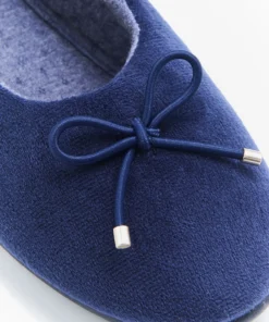 Ballerines compensées en velours