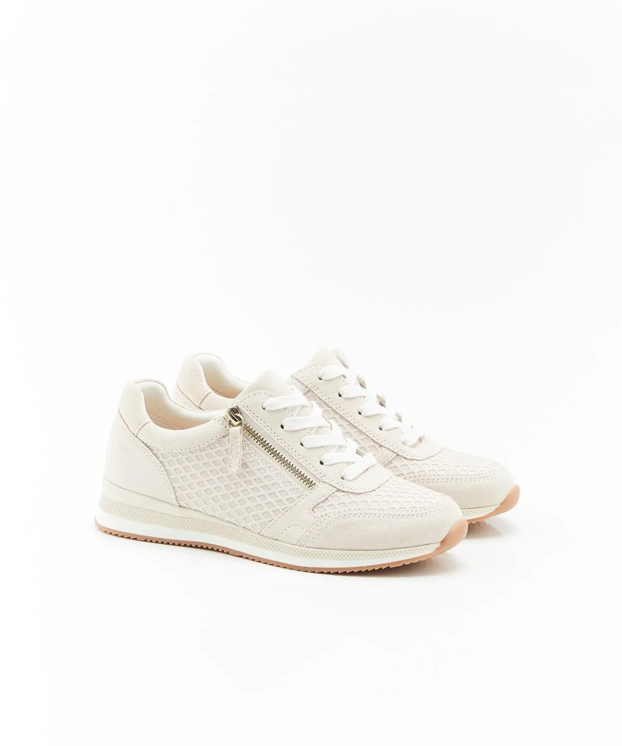 Baskets détail cuir embossé Amortyl