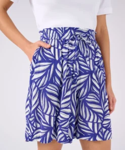 Bermuda en tissu créponné pure viscose