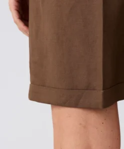 Bermuda mélange lin et viscose