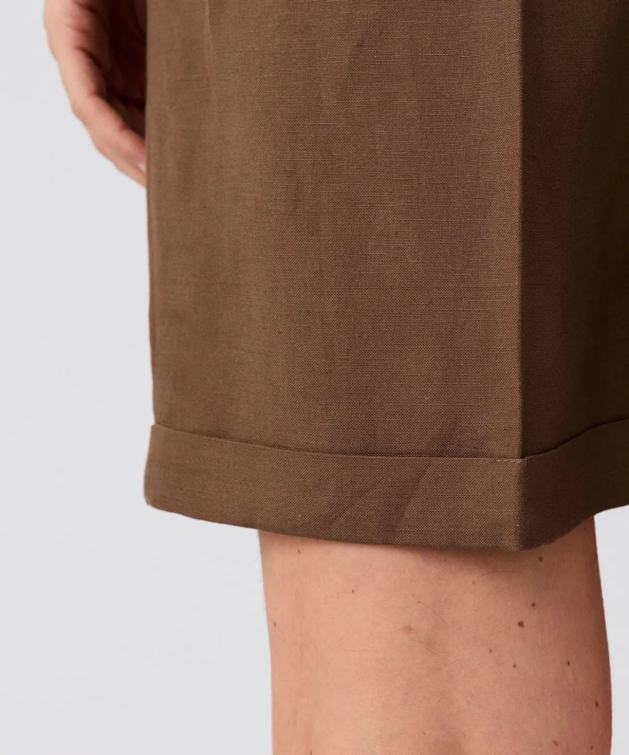 Bermuda mélange lin et viscose