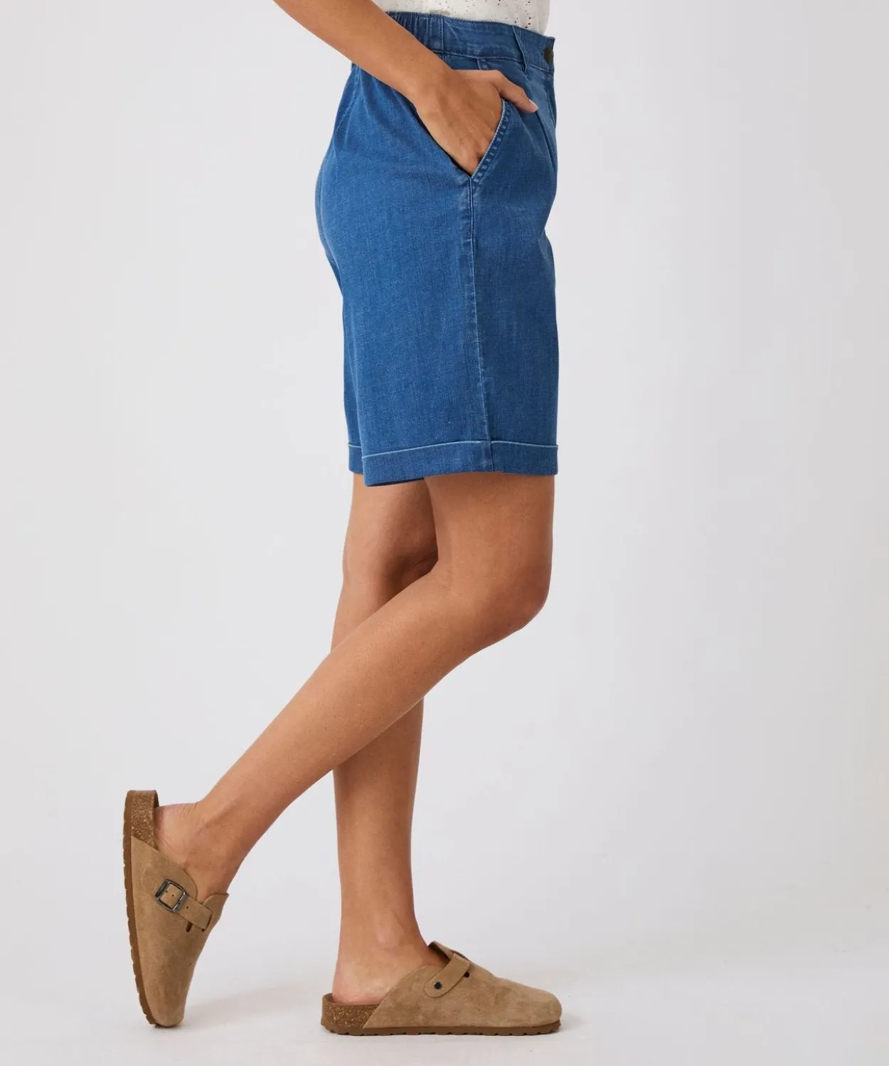 Bermuda mélange Lyocell Tencel(TM)