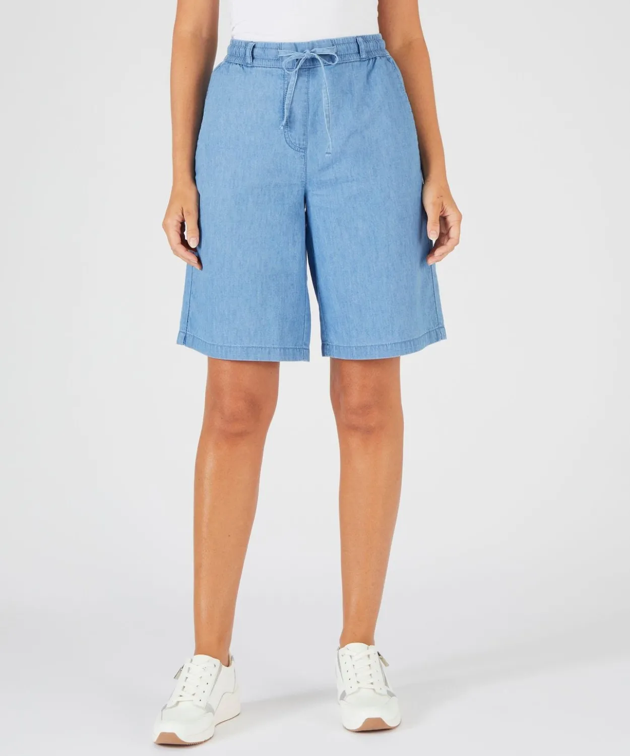 Bermuda tissu chambray