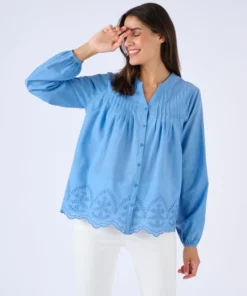 Blouse base brodée