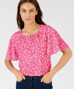 Blouse crêpe reliéfé