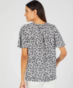 Blouse crêpe reliéfé