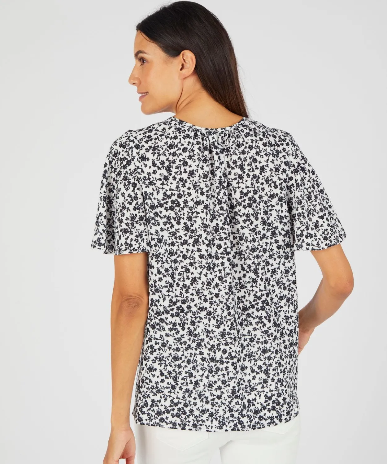 Blouse crêpe reliéfé