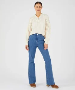 Blouse détails macramés