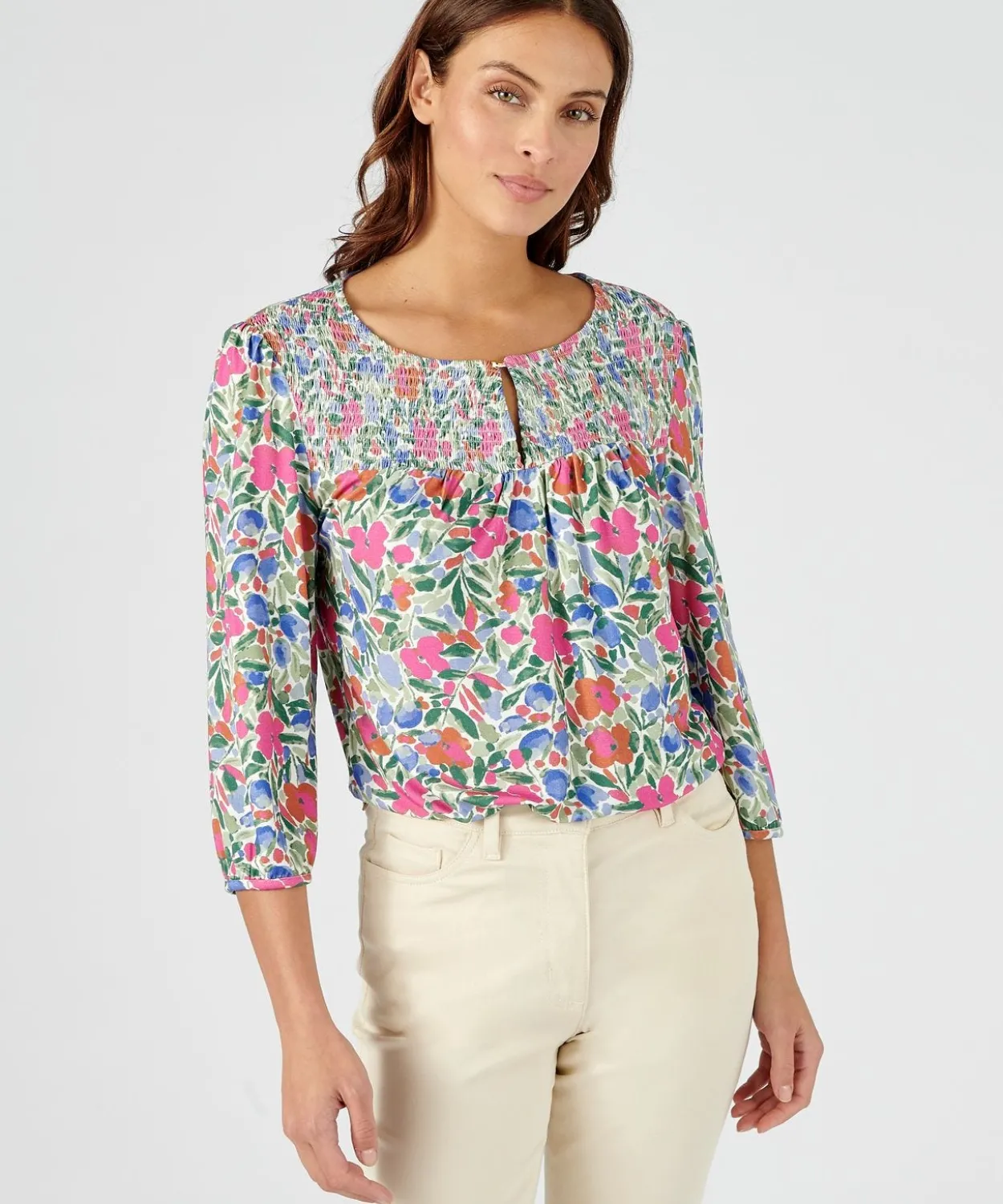 Blouse fluide viscose stretch