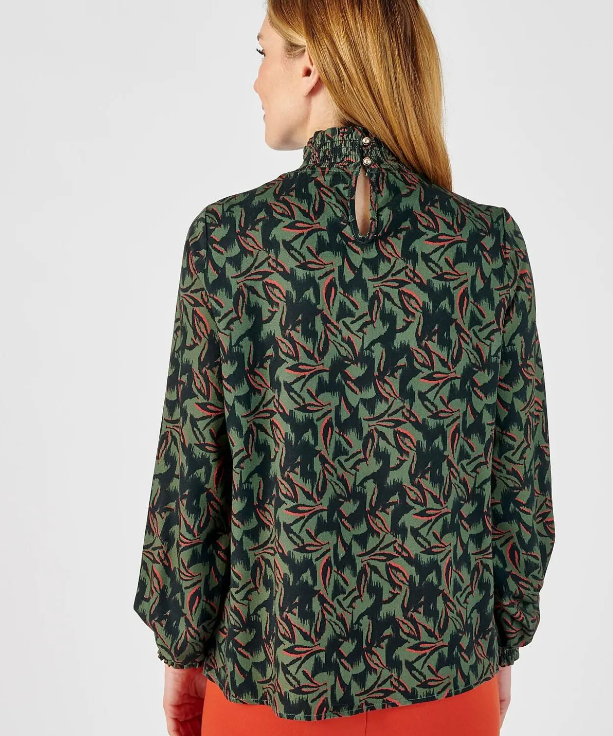 Blouse smockée pure viscose