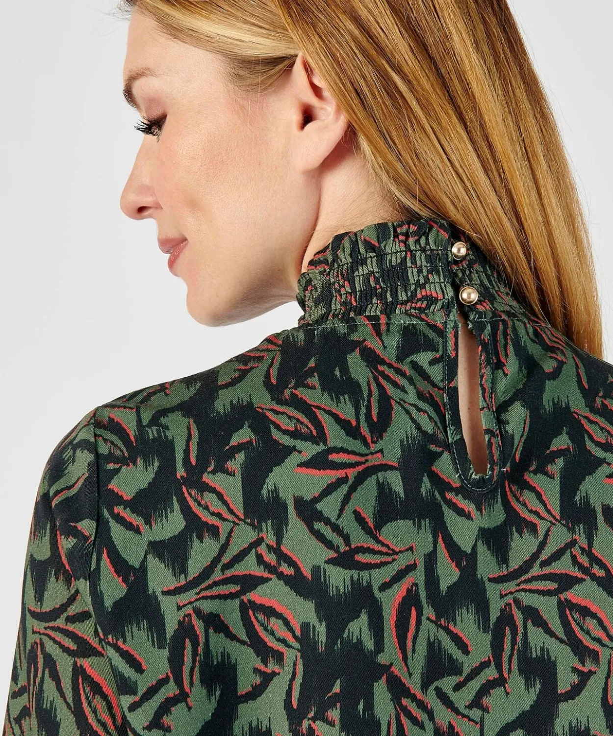 Blouse smockée pure viscose