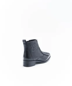 Bottines dessus cuir mouton