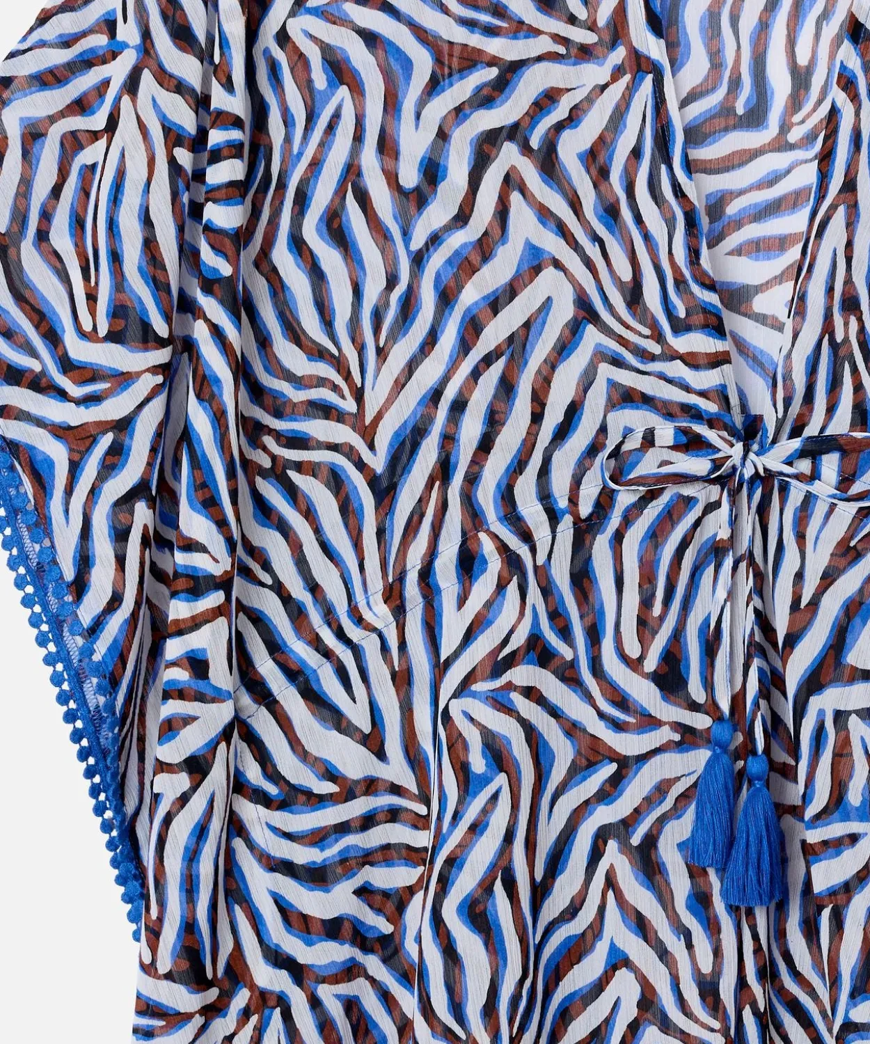 Caftan uni ou imprimé en voile