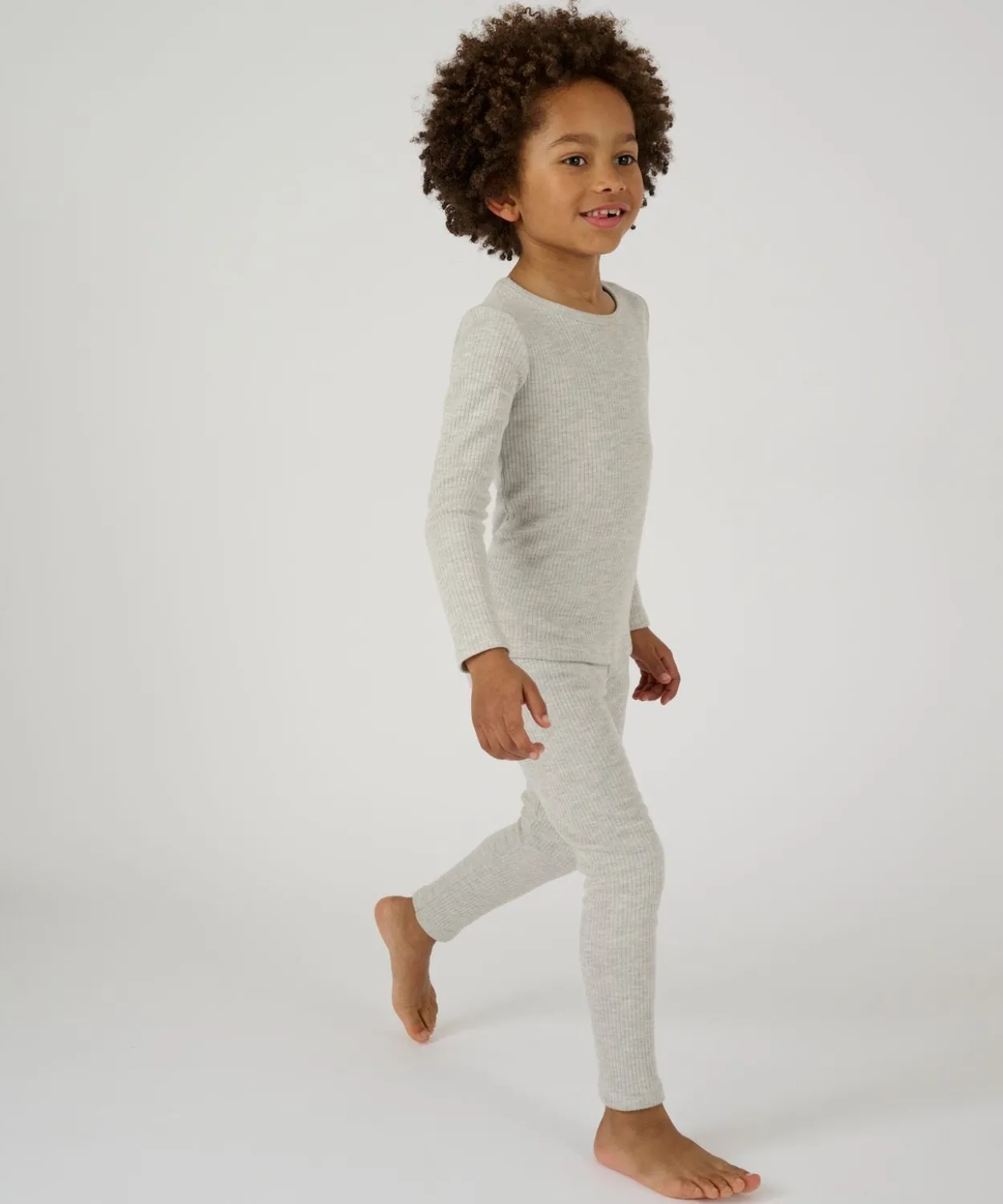Caleçon enfant Thermolactyl, côtes molletonnées