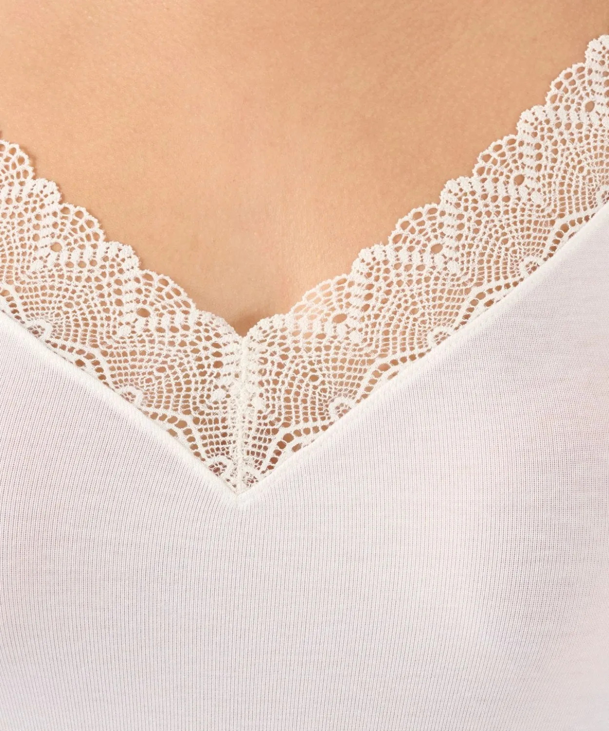 Caraco col dentelle Thermolactyl Sensitive