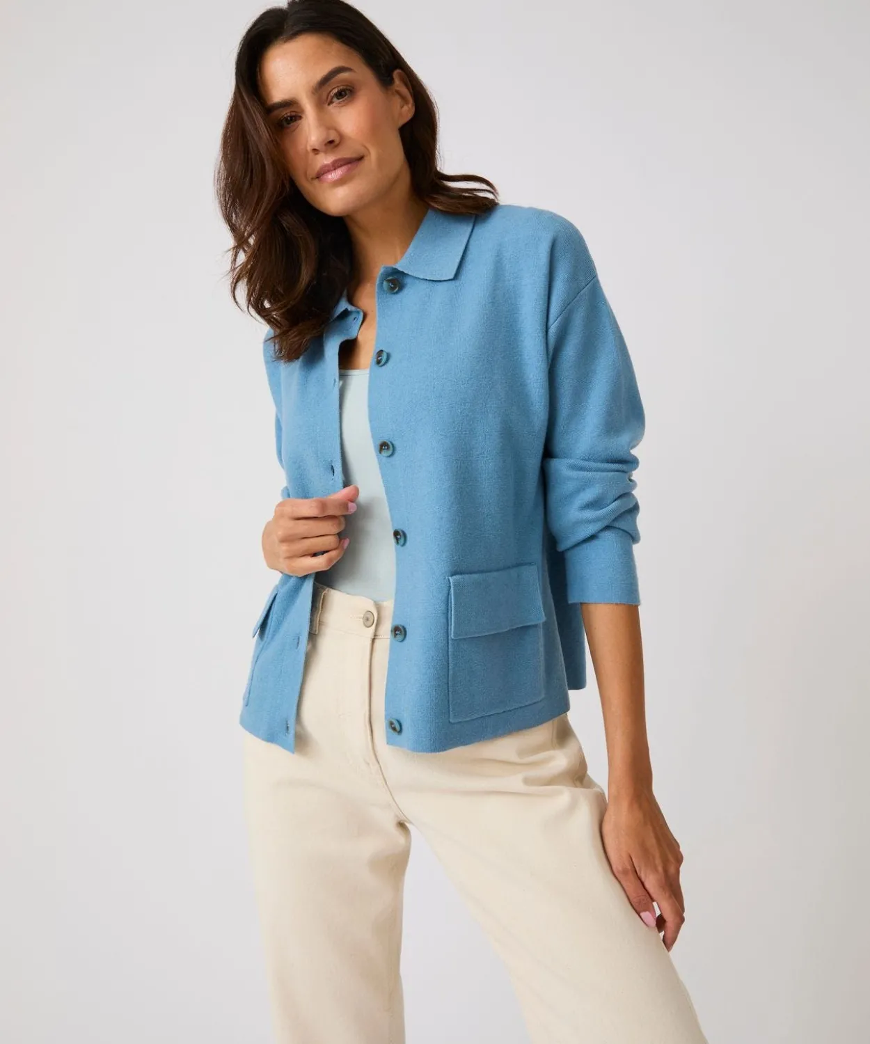 Cardigan col polo Thermolactyl