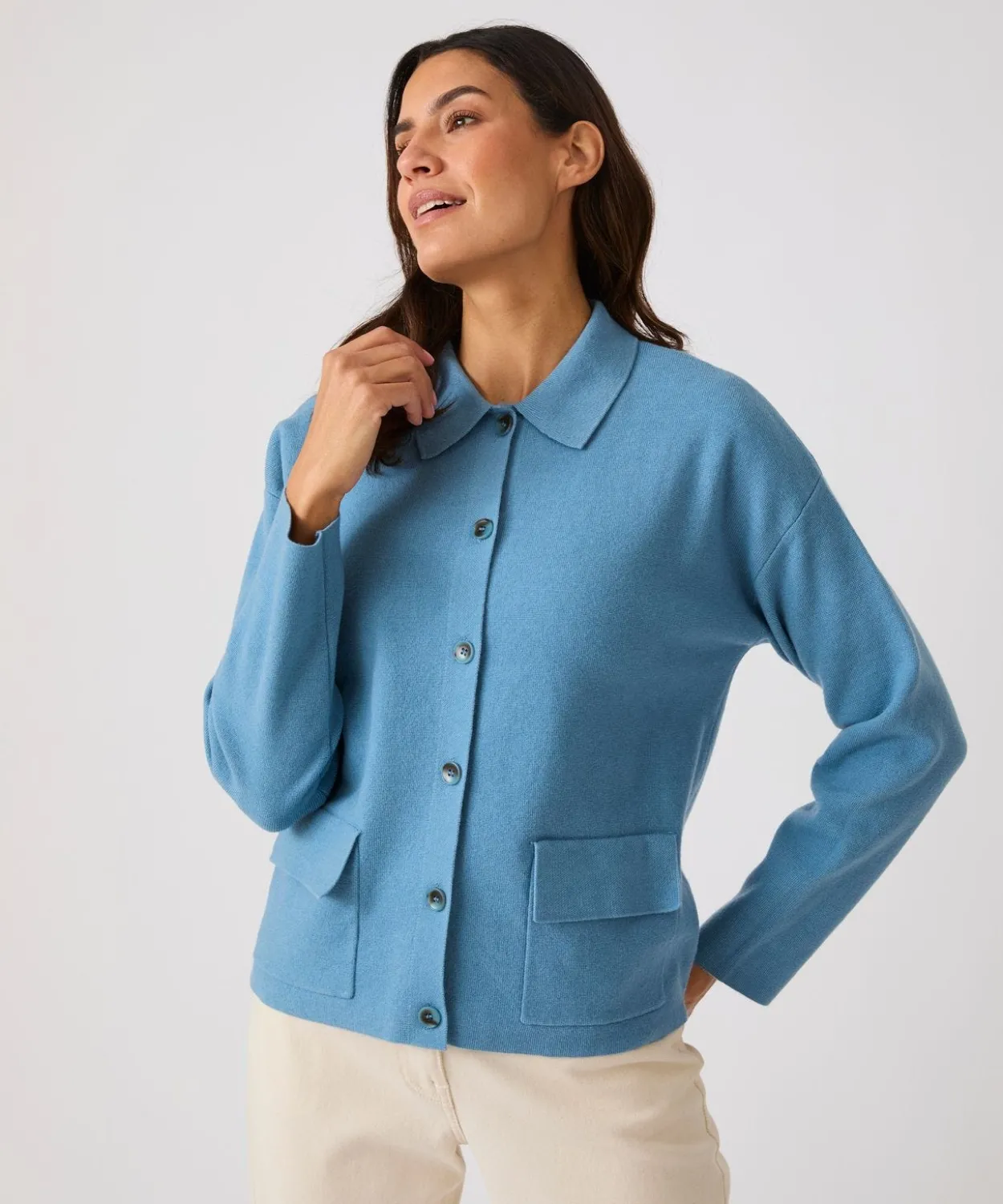 Cardigan col polo Thermolactyl