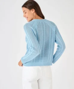 Cardigan maille ajourée