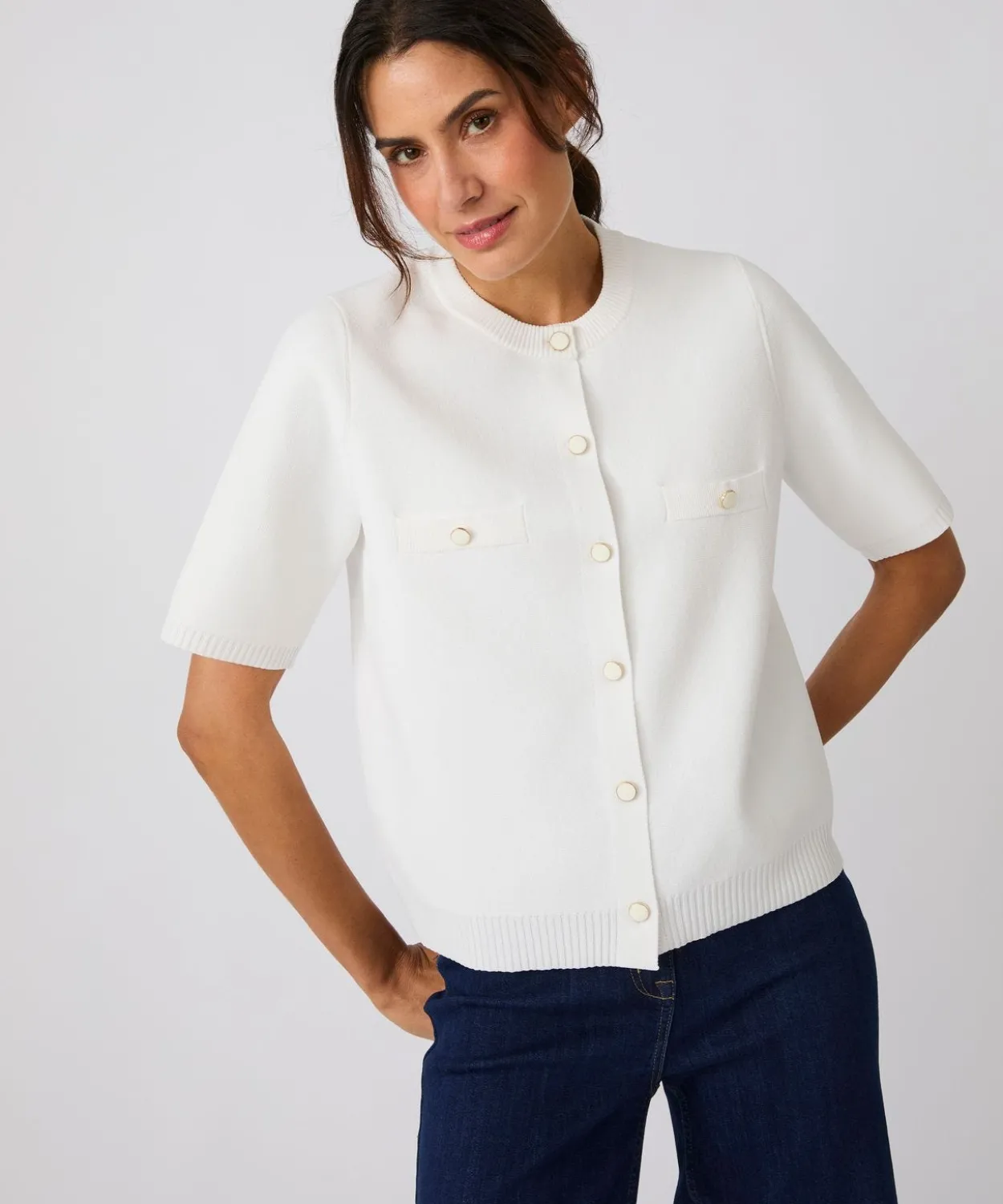 Cardigan maille milano