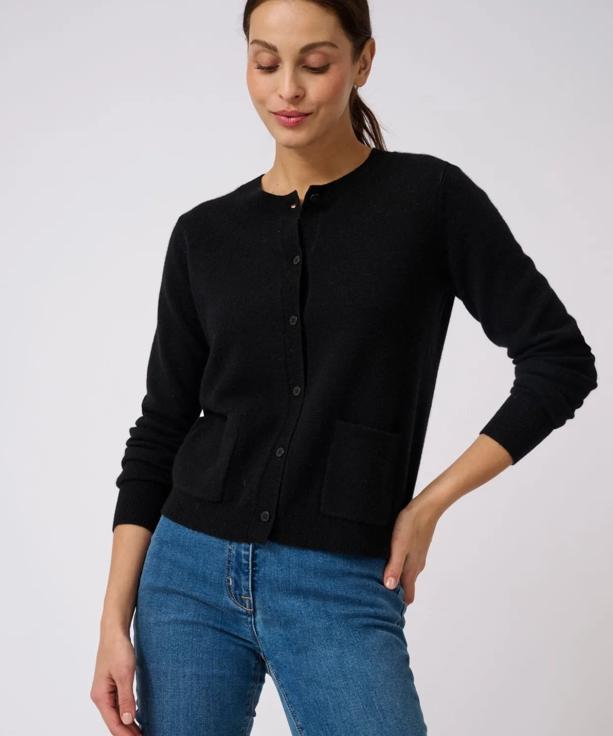 Cardigan pur cachemire