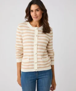 Cardigan uni ou rayé