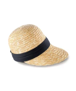Chapeau de paille avec visière