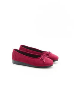 Chaussons aspect velours