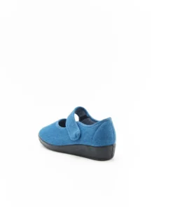 Chaussons à scratch effet jean