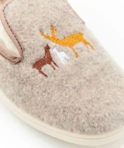Chaussons Thermolactyl avec broderie
