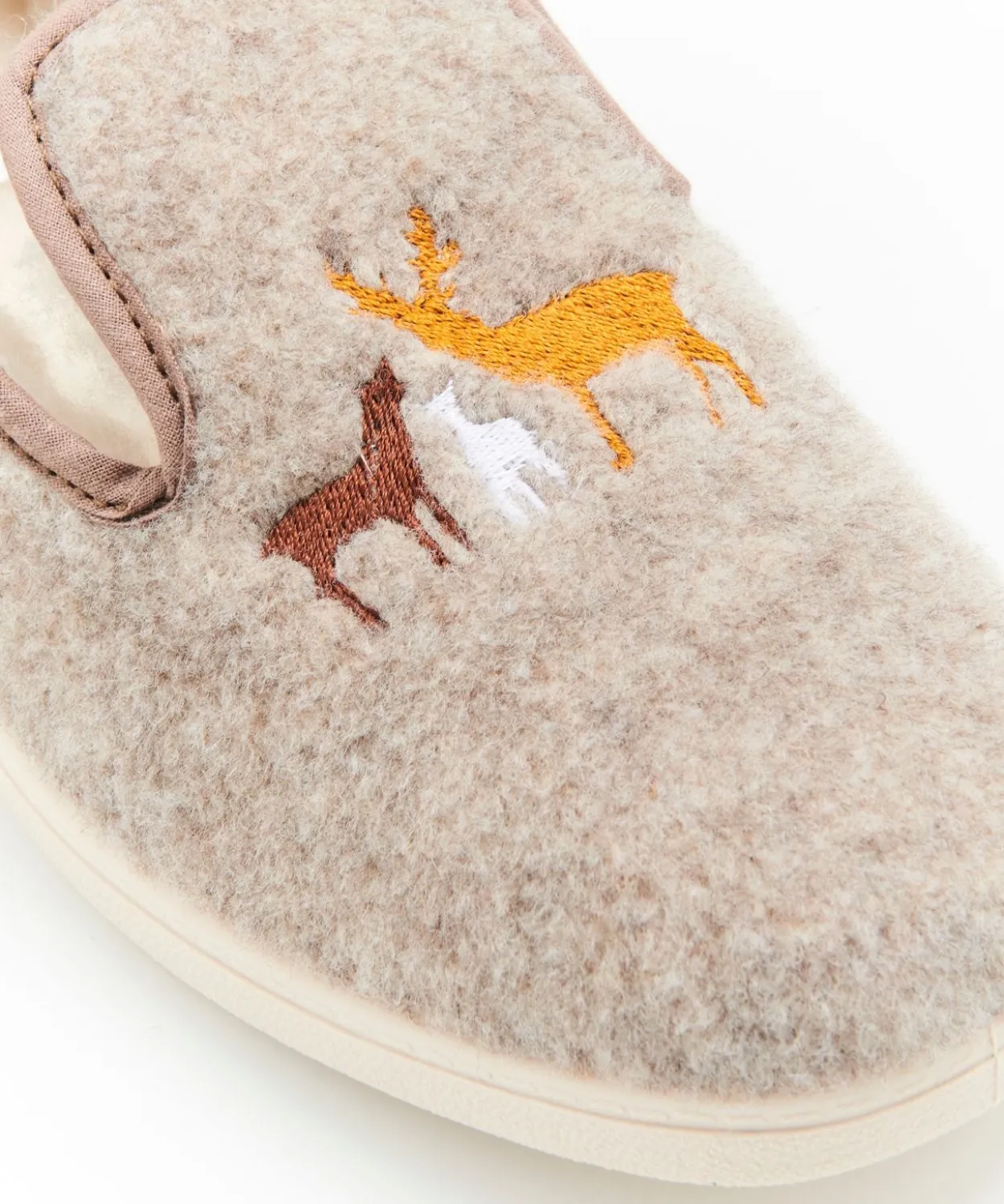 Chaussons Thermolactyl avec broderie
