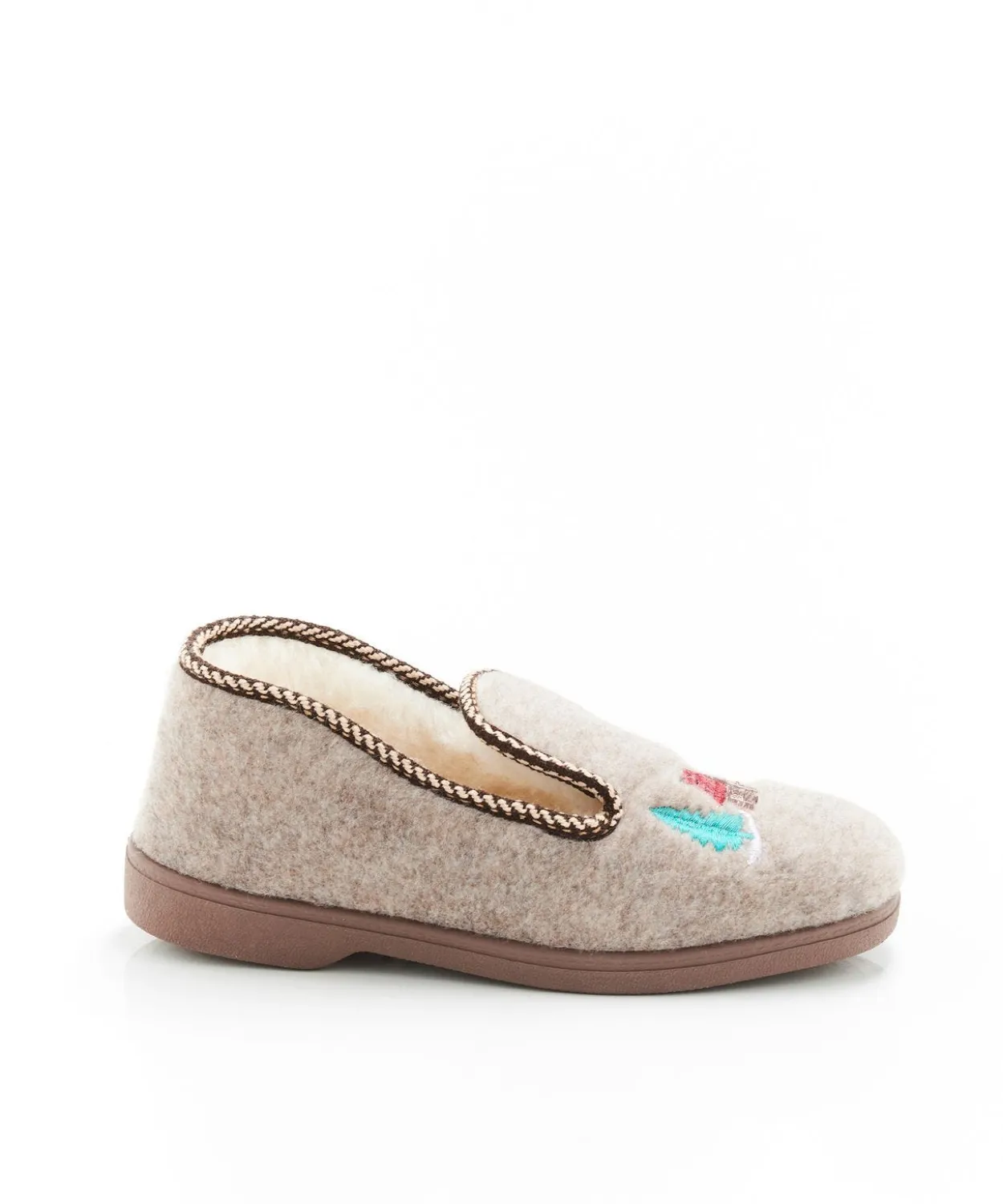 Chaussons Thermolactyl avec broderie