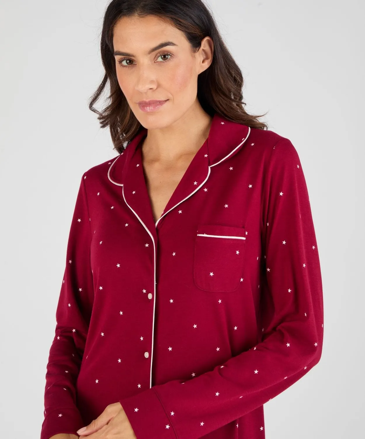 Chemise de nuit boutonnée Thermolactyl
