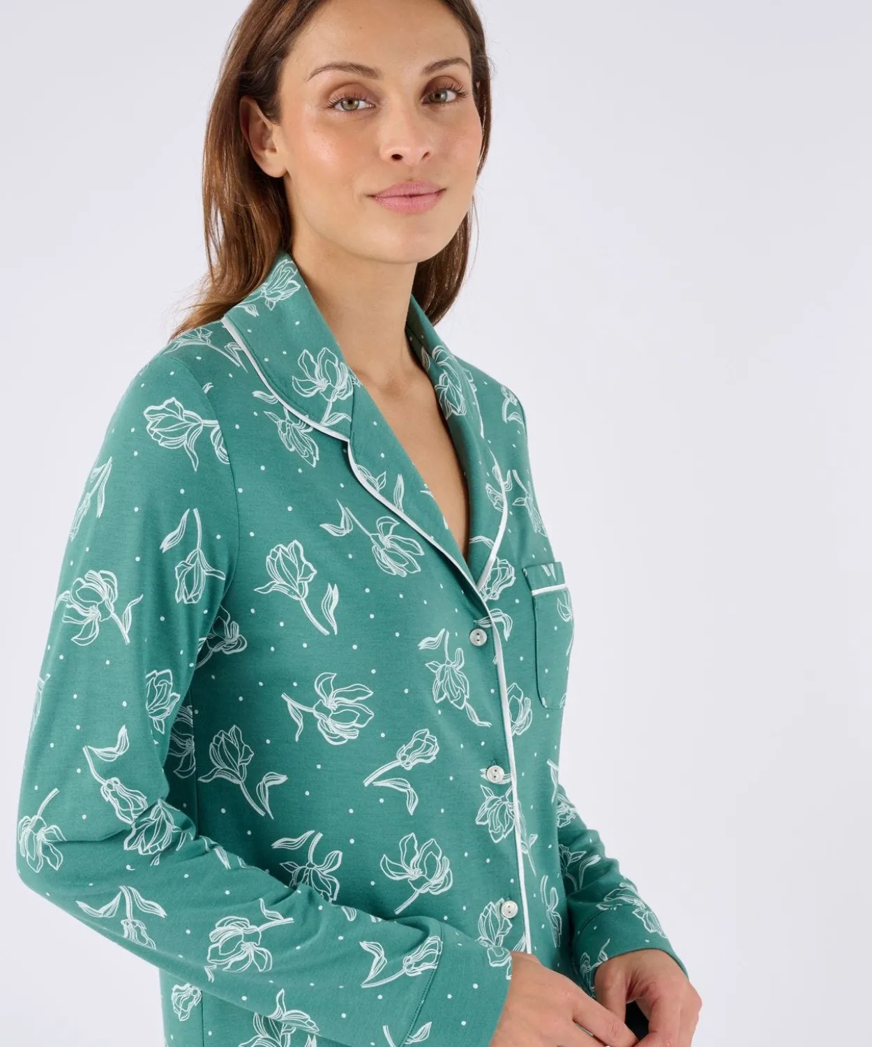 Chemise de nuit boutonnée Thermolactyl