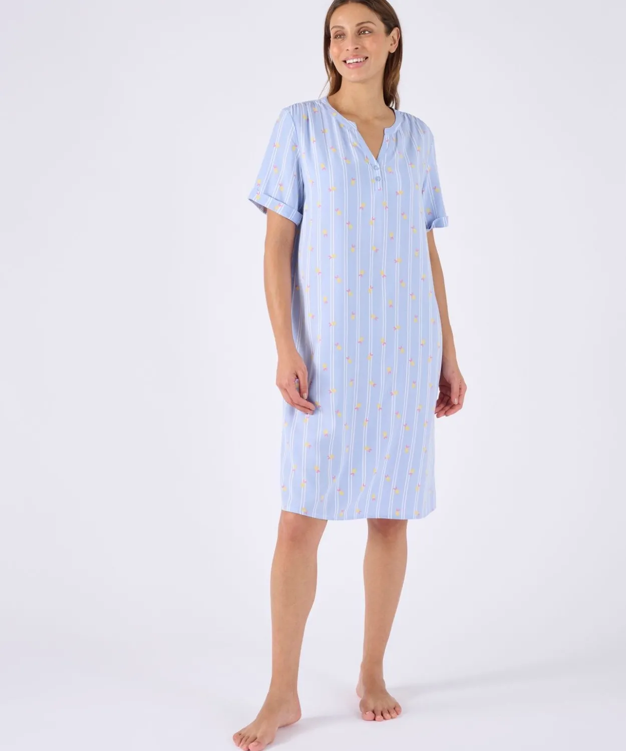 Chemise de nuit Climatyl en pure viscose