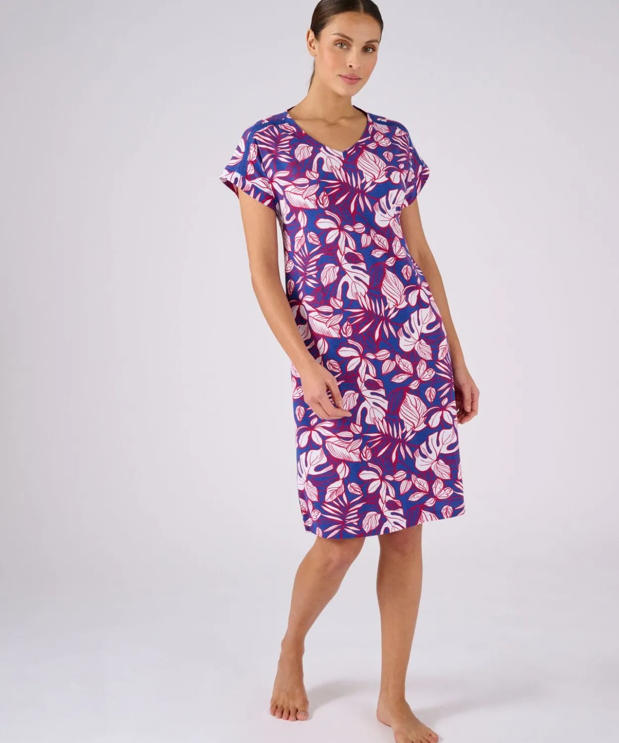 Chemise de nuit Climayl en maille jersey