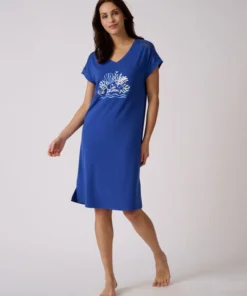 Chemise de nuit Climayl en maille jersey