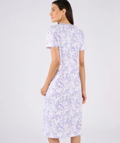 Chemise de nuit en maille jersey pur coton