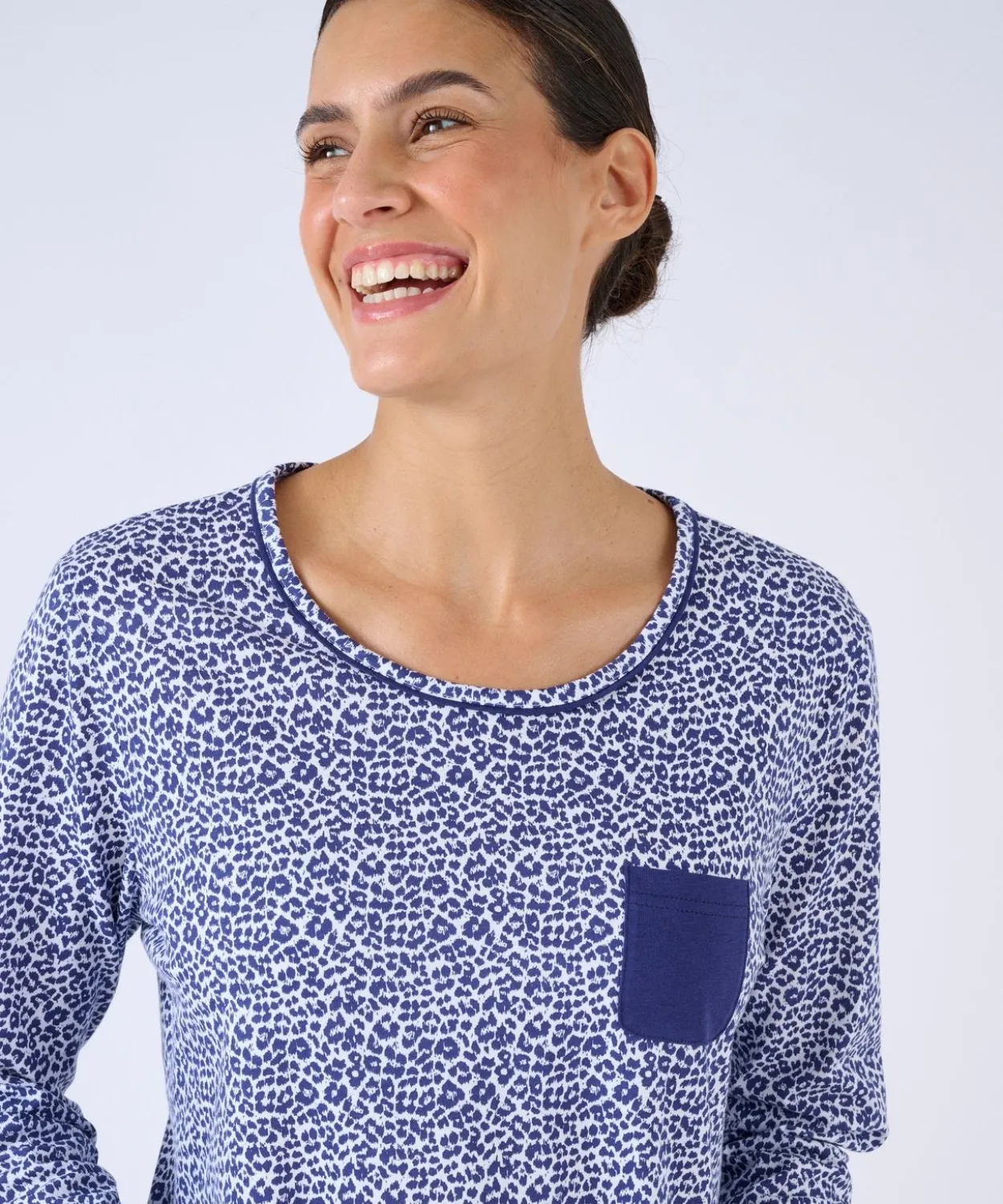 Chemise de nuit en pur coton