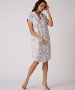 Chemise de nuit en pure viscose