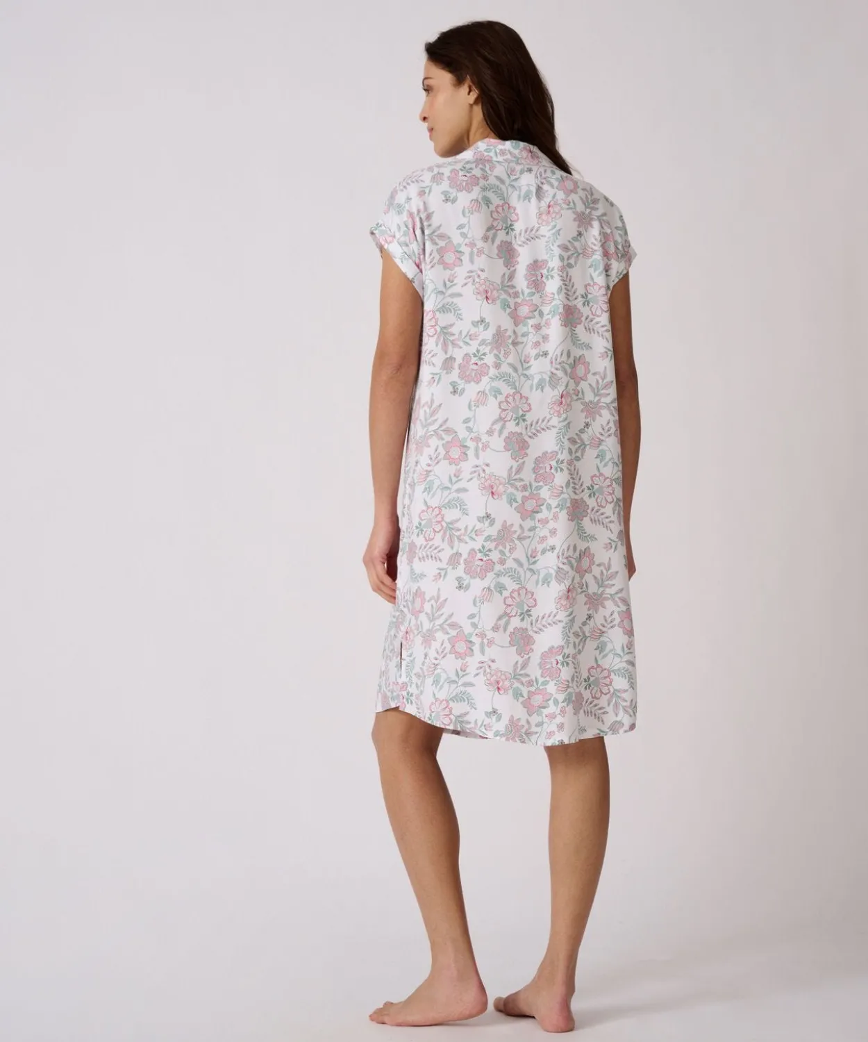Chemise de nuit en pure viscose