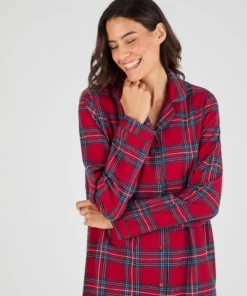 Chemise de nuit flanelle pur coton