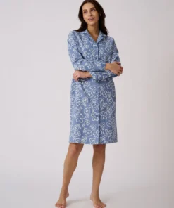 Chemise de nuit flanelle pur coton