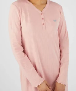 Chemise de nuit maille côtelée
