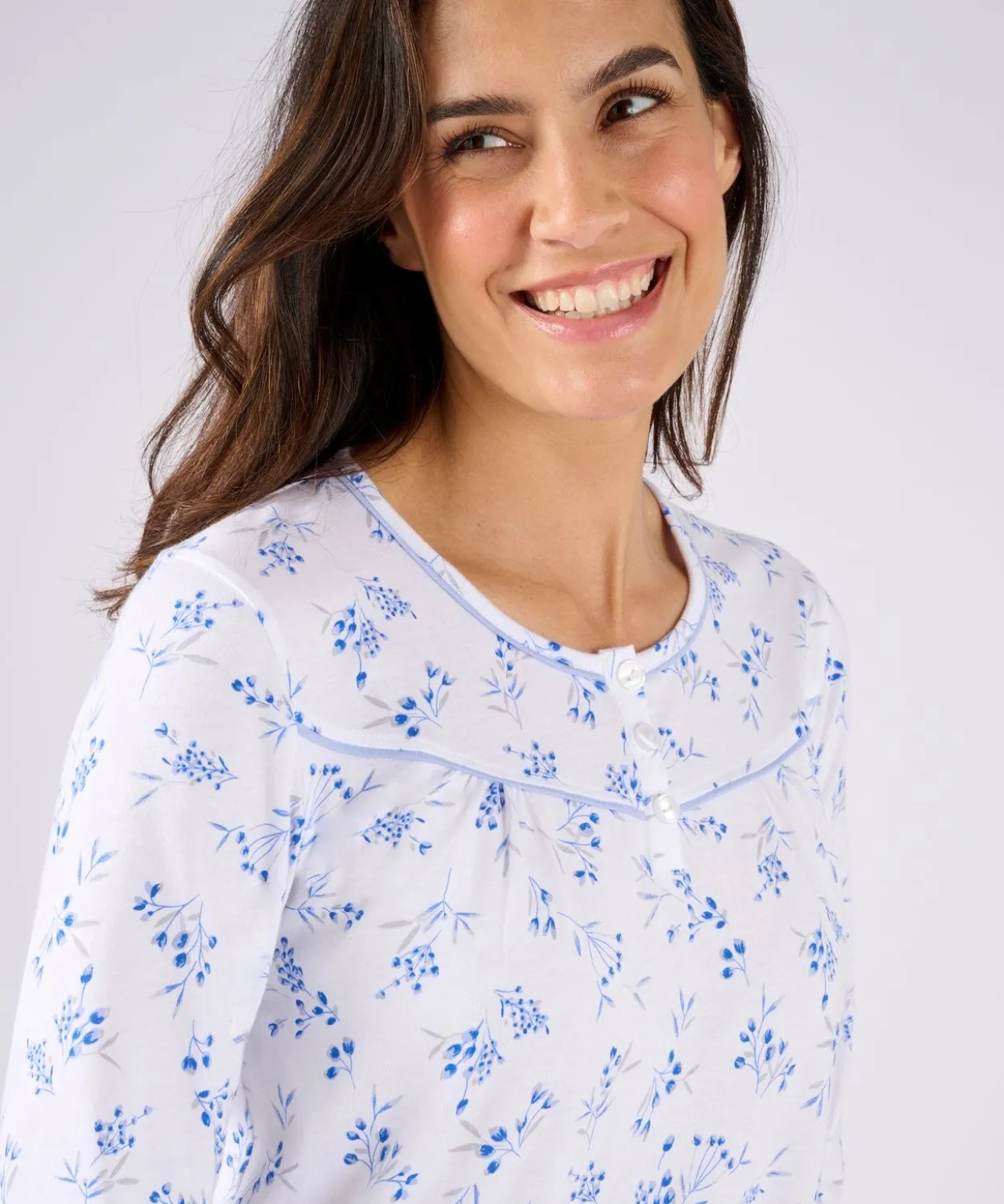 Chemise de nuit maille jersey pur coton