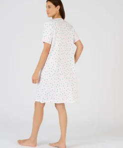 Chemise de nuit pur coton peigné