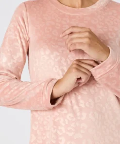 Chemise de nuit Thermolactyl en velours embossé