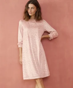 Chemise de nuit Thermolactyl en velours embossé