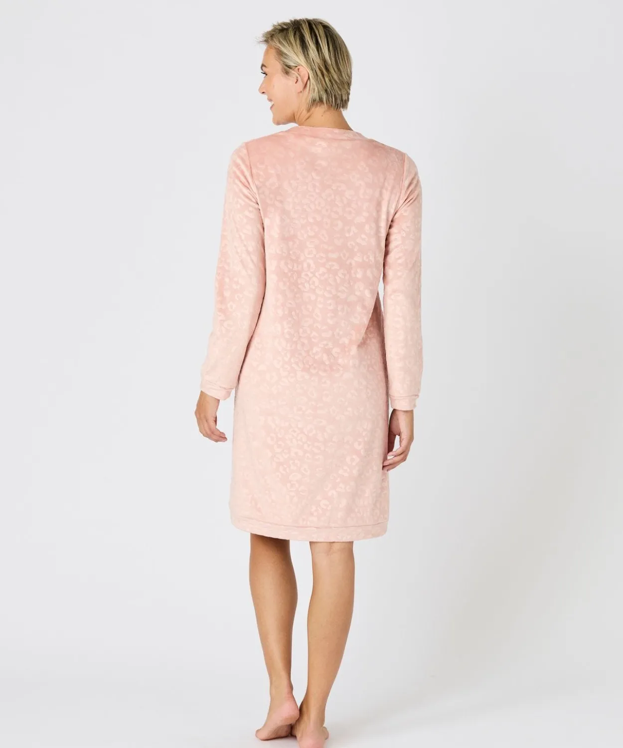 Chemise de nuit Thermolactyl en velours embossé