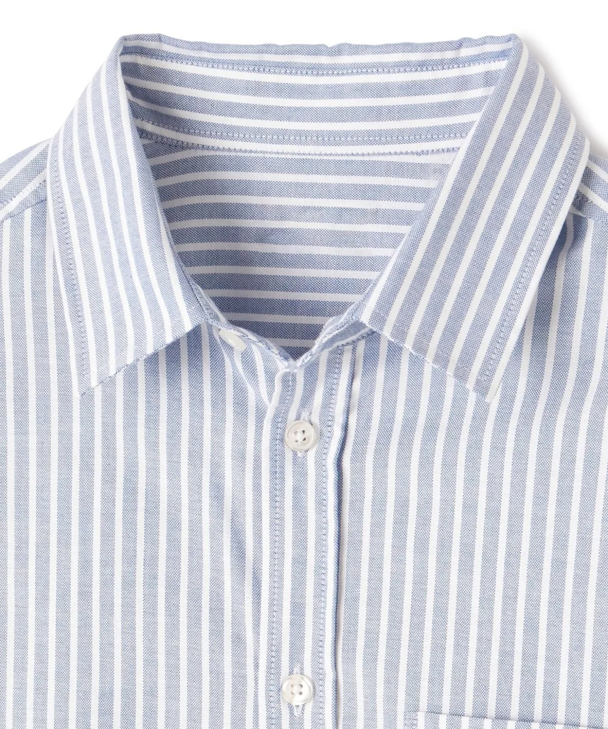 Chemise rayée Oxford.