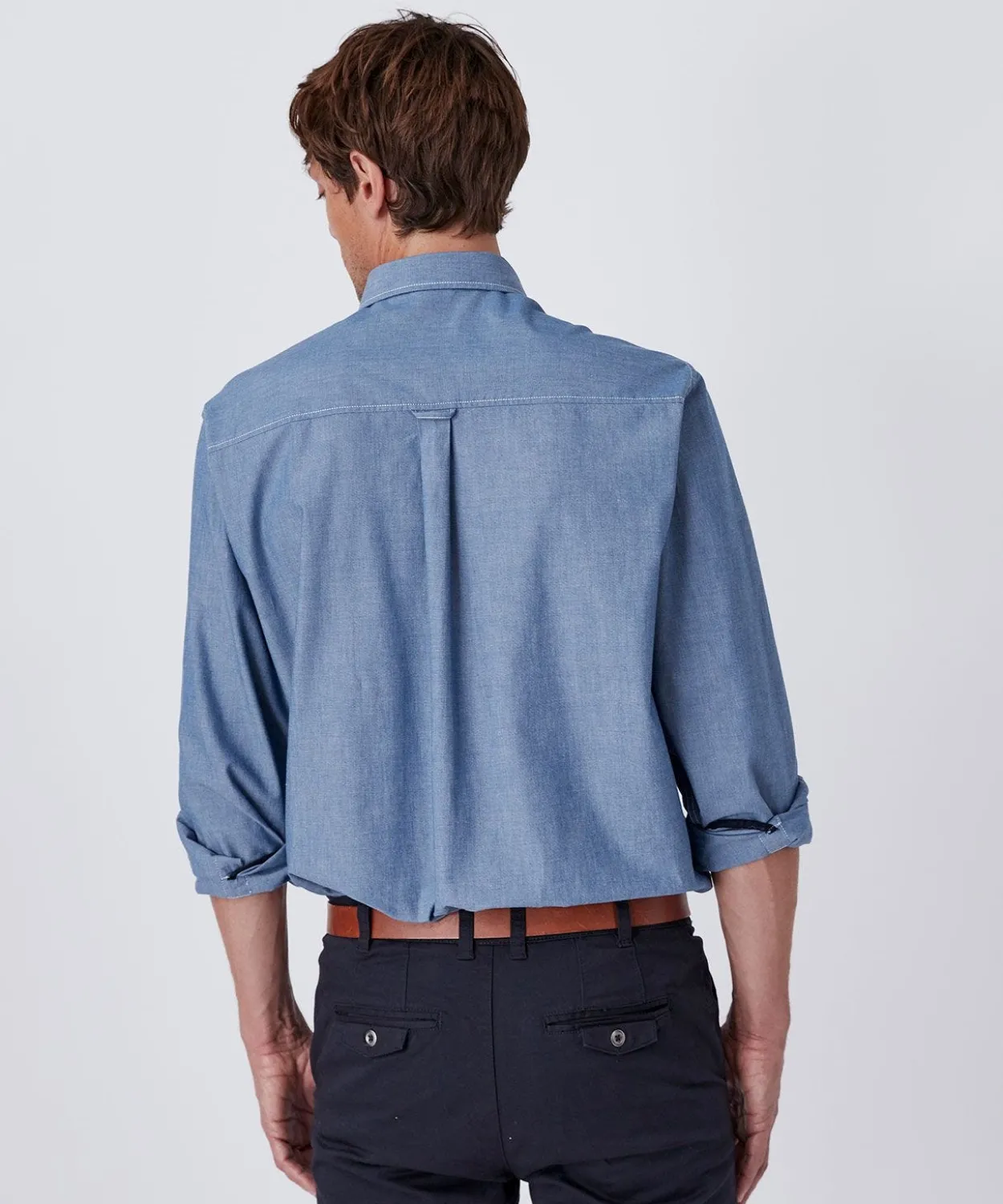 Chemise tissu chambray
